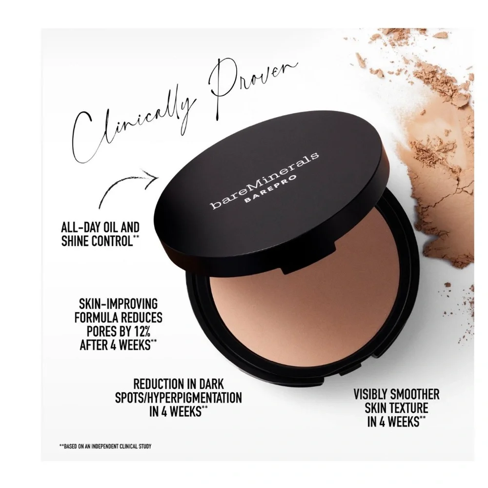 BAREMINERALS BAREPRO 24HR Skin Perfecting Matte Powder Foundation Light 20 Cool